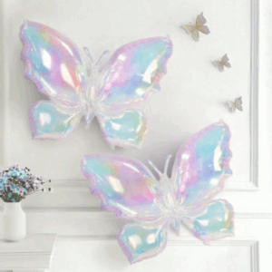 GLOBO MARIPOSA IRIDISCENTE X50