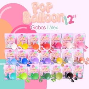 POP BALLOON 12" X50