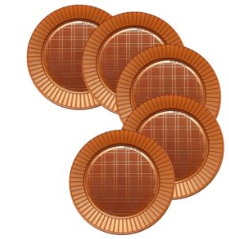 PLATO PLASTICO 17 CM PERLADO X50