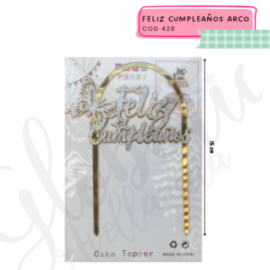 PINCHE FELIZ CUMPLEAÑOS ARCO