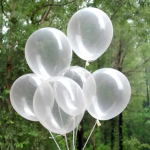 GLOBO TRANSPARENTE 12" X100
